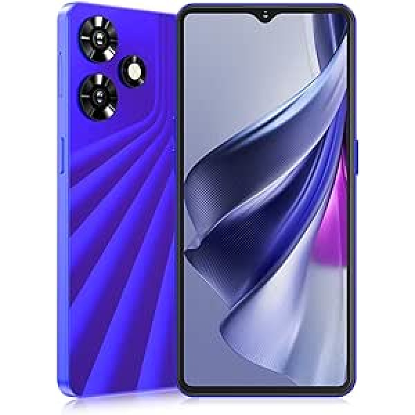 XGODY 13 Pro mobilais tālrunis bez līguma, Android 10 viedtālrunis ar 3670 mAh un 6,6 collu QHD displeju, mobilais tālrunis, lēts 5+15 MP 4G divu SIM kartu četrkodolu, 2 GB + 16 GB 256 GB paplašinājums, C tipa sejas ID