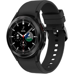 Samsung Galaxy Watch 4 Classic 42 mm BT Black Watch ir jāiestata, izmantojot mobilo ierīci. Tad arī pārņem visus DE iestatījumus [ES versija]