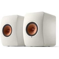 KEF LS50 Wireless II WLAN HiFi skaļruņu sistēma, balts, aktīvais skaļrunis, HDMI, Airplay 2, Bluetooth, Spotify, Tidal