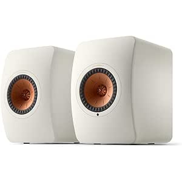 KEF LS50 Wireless II WLAN HiFi skaļruņu sistēma, balts, aktīvais skaļrunis, HDMI, Airplay 2, Bluetooth, Spotify, Tidal