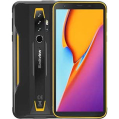 Blackview BV6300 Pro āra viedtālrunis Android 10, 11,6 mm īpaši plāns, Helio P70 6 GB + 128 GB, 16 MP četru kameru HDR, bezvadu uzlāde, ūdensizturīgs, triecienizturīgs IP68 mobilais tālrunis, 5,7 collu HD+, NFC