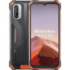 Blackview BV7100 āra viedtālrunis bez līguma, 13 000 mAh akumulators, 33 W ātra uzlāde, IP68/IP69K izturīgs mobilais tālrunis, Android 12 Helio G85 6 GB + 128 GB, 6,58 collu FHD+ displejs, 12 MP trīskāršs