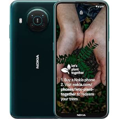 Nokia X10 viedtālrunis 64 GB, 6 GB RAM, Dual SIM, Forest Green