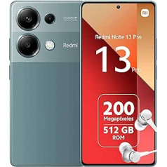 Xiaomi Redmi Note 13 Pro 4G 2.2GHz 12GB + 512GB mobilais tālrunis bez līguma, zaļš