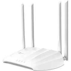 TP-Link TL-WA1201 WLAN divjoslu piekļuves punkts 1267Mbit/s (867Mbit/s 5GHz + 400Mbit/s 2,4GH, atbalsta pasīvo PoE, 4 fiksētās antenas) Balts (1 iepakojumā)