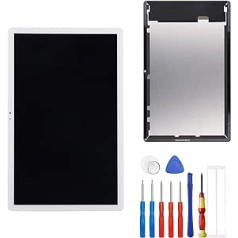 E-yiiviil LCD displejs saderīgs ar Samsung Galaxy Tab A7 10.4 SM-T500 SM-T505 LCD skārienekrāna displeja komplekts ar rīkiem (balts)
