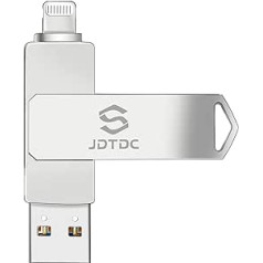 MFi Certified 128GB Photo Stick iPhone krātuve USB Lightning Stick iPad Memory Stick iPhone atmiņas zibatmiņas disks priekš iPhone datu krātuves atmiņas paplašinājums iPhone iPad Backup Stick