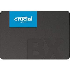 Crucial BX500 2TB 3D NAND SATA 2,5 collu iekšējais SSD — līdz 540 MB/s — CT2000BX500SSD101 (Acronis izdevums)