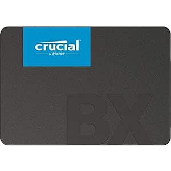 Crucial BX500 2TB 3D NAND SATA 2,5 collu iekšējais SSD — līdz 540 MB/s — CT2000BX500SSD101 (Acronis izdevums)