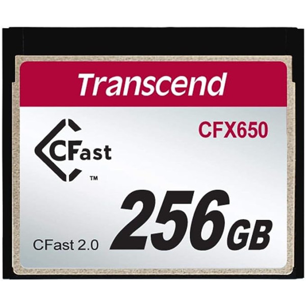 Transcend CFast 2.0 CFX650 256 GB atmiņas karte