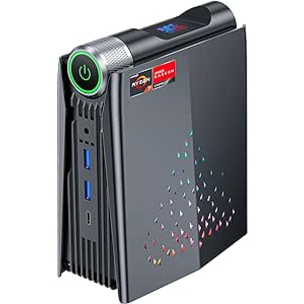 ACEMAGICIAN Mini PC AMD Ryzen 7 5700U (līdz 4,3 GHz), Micro Desktop PC 32GB RAM 512GB SSD Win11 Pro dators birojam/mājai/biznesam