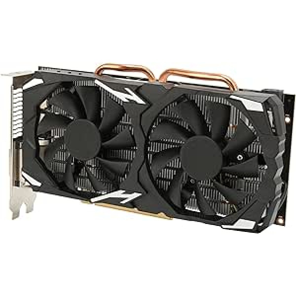 RX580 grafikas karte, 8 GB GDDR5 atmiņa, 1284 MHz GPU ātrums, 7000 MHz augstas veiktspējas spēļu atmiņa, PCI Express 3.0 grafikas kartes slots, atbalsta HD, 60 Hz izejas 4K izšķirtspēja