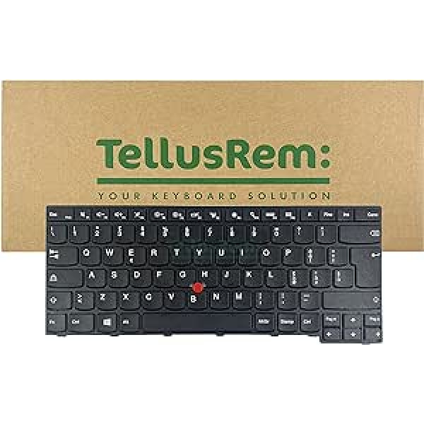 TellusRem nomaiņas tastatūra itāļu bez aizmugurgaismojuma priekš Lenovo Thinkpad E470 E470c E475