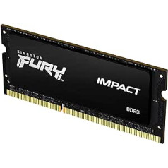 Kingston FURY Impact 8GB 1866MHz DDR3 CL11 klēpjdatora atmiņa, viens modulis KF318LS11IB/8