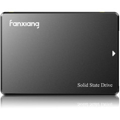 fanxiang SSD 2TB iekšējais cietvielu disks SATA III 6 Gb/s 2,5 collas, 3D NAND, SLC kešatmiņa, līdz 550 MB/s, saderīgs ar klēpjdatoriem un personālo datoru galddatoriem (S101)