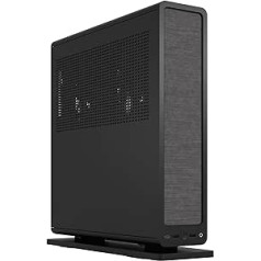 Fractal Design Ridge Black — iekļauta PCIe 4.0 stāvvada karte — iekļauti 2 X 140 mm PWM aspekta ventilatori — C tipa USB — m-ITX datora spēļu futrālis