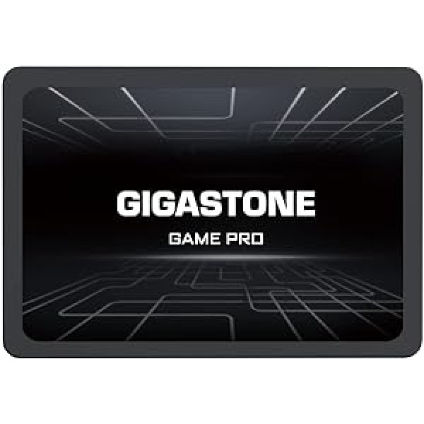 Gigastone Game Pro 128GB SATA III 2,5 collu iekšējais cietvielu diskdzinis, lasīšanas ātrums līdz 510 MB/s. 3D NAND 2,5 collu SSD cietais disks