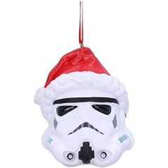 Nemesis Now Stormtrooper Decoration à Suspendre en Forme de Chapeau de Père Noël Blanc 8,3 cm