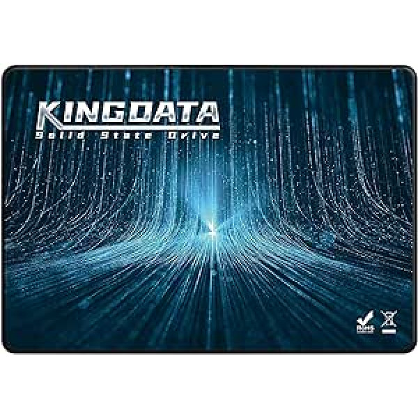 KINGDATA SSD 4 TB 2,5 collu iekšējais cietvielu disks SSD 3D NAND SATA III 6 Gb/s, lasīšanas ātrums līdz 550 MB/s, savietojams ar klēpjdatoriem un galddatoriem (2,5 collu SATA 3,4 TB)