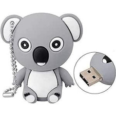 Ulticool - Koala Bear 128 GB - USB - 3.0 High Speed - Flash Pen Drive 128 GB - Memory Stick datu krātuve - Memory Stick - pelēks