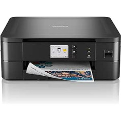 Brother DCP-J1140DW 3-in-1 Colour Inkjet Multifunction Printer Scanner Copier Black 400mm x 151mm x 343mm