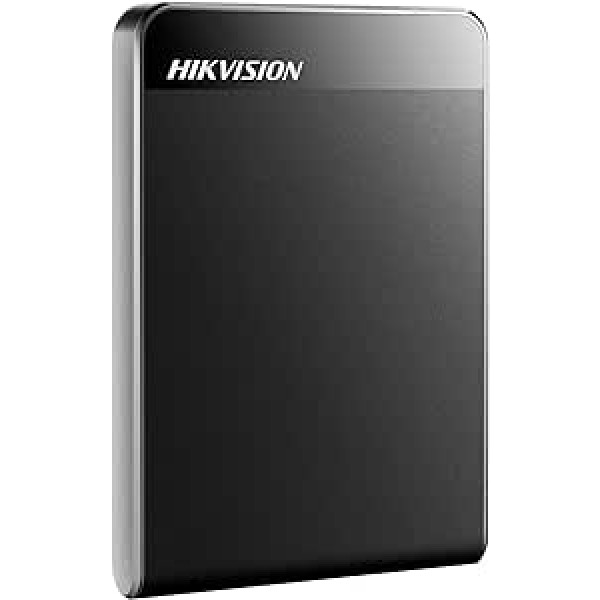 Hikvision ārējais cietais disks 2 TB 2,5 collu USB 3.0 īpaši plāns portatīvais SATA cietais disks personālajam datoram, Mac, klēpjdatoram, televizoram, mobilajam tālrunim, Wii U, Xbox, PS4 (melns) HDE30