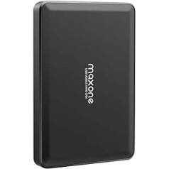 Maxone Externe Festplatte tragbare 160GB-2,5Zoll USB 3.0 Backups HDD Tragbare for TV, PC, Mac, MacBook, Chromebook, Xbox One, Wii u, klēpjdators, galddators, Windows (160 GB, melns)