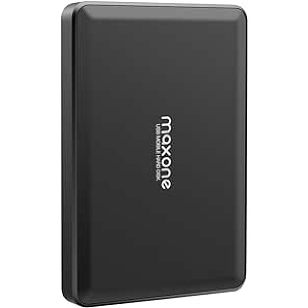 Maxone Externe Festplatte tragbare 160GB-2,5Zoll USB 3.0 Backups HDD Tragbare for TV, PC, Mac, MacBook, Chromebook, Xbox One, Wii u, klēpjdators, galddators, Windows (160 GB, melns)