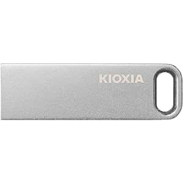 KIOXIA TransMemory U366 USB Flash Drive 64GB 3.0 USB Dateiübertragung auf PC/MAC, Metall, LU366S064GG4