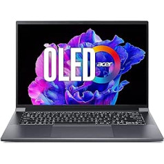 Acer Swift X (SFX14-71G-55SR) Ultrabook/Laptop | 14 Inch WQ2.8K OLED Display | Intel Core i5-13500H | 16 GB RAM | 512 GB SSD | NVIDIA GeForce RTX 4050 | Windows 11 | QWERTZ Keyboard | Grey