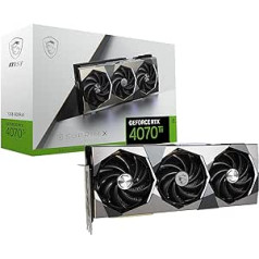 MSI GeForce RTX 4070 Ti SUPRIM X 12G Gaming Graphics Card - NVIDIA RTX 4070 TI, 12 GB GDDR6X Memory