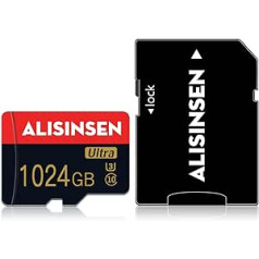 1024 GB Micro SD karte, 1024 GB atmiņas karte, 1024 GB TF karte, liela ātruma karte, Micro SD atmiņas karte, 1024 GB, SD kartes adapteris Android mobilajiem tālruņiem, planšetdatoriem, kamerām