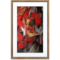 MEURAL Canvas Smart Art, digitālais HD kanvas 41 x 61 cm (melns rāmis, 21,5 collas, gleznas un fotogrāfijas ir reproducētas reālistiskā detaļā, Wi-Fi, izmantojot Netgear lietotni)