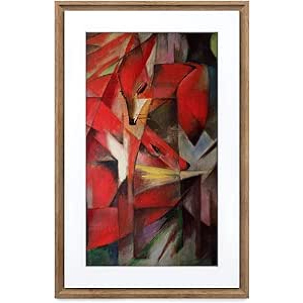 MEURAL Canvas Smart Art, digitālais HD kanvas 41 x 61 cm (melns rāmis, 21,5 collas, gleznas un fotogrāfijas ir reproducētas reālistiskā detaļā, Wi-Fi, izmantojot Netgear lietotni)