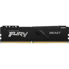 Kingston FURY Beast 32GB 3200MHz DDR4 CL16 galddatora viena moduļa atmiņa KF432C16BB/32