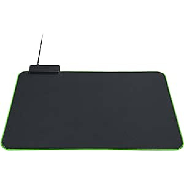 Razer Goliathus Chroma Gaming Mouse Pad, Customizable Chroma RGB Lighting, Soft Fabric Material, Balanced Control and Speed, Non-Slip Rubber Base, Classic Black