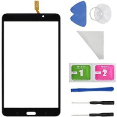 Black Touch Screen Replacement for Samsung Galaxy Tab 4 SM-T230 T230NU 7 Inch with (Adhesive) and Tools