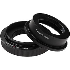 Fotodiox objektīva stiprinājuma astroadapteris, kas ir savietojams ar T-Mount (T/T-2) skrūvējamiem teleskopiem Fujifilm GFX G-Mount kamerās