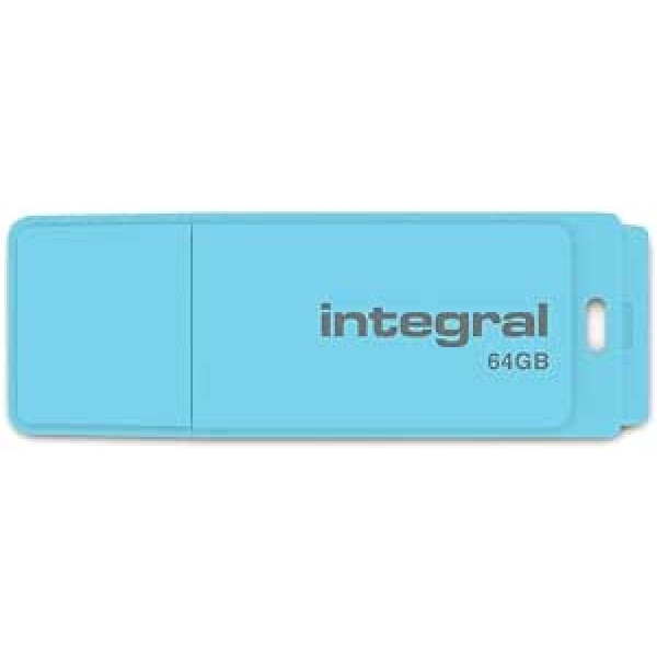 Integral Memory INFD64GBPASBLS 64GB Speicherkarte himmelblau