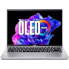 Acer Swift Go (SFG14-71-79M5) Ultrabook/Laptop, 14 Inch WQ2.8K OLED Display, Intel Core i7 13700H, 16 GB RAM, 512 GB SSD, Intel Iris Xe Graphics, Windows 11, QWERTZ Keyboard, Silver