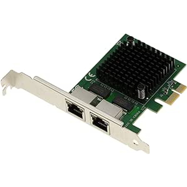 PCIe 2.5 Dual Gigabit Ethernet 10 100 1000 1G 2.5G 2 RJ45 Ports Chipset Intel I225-V