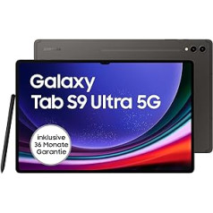 Samsung Galaxy Tab S9 Ultra Android planšetdators 5G 1TB / 16GB RAM, MicroSD kartes slots, Iekļauts S pildspalva, Simlock bezmaksas bez līguma, grafīts