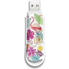 Integrētais 128 GB Pink Flamingo Xpression USB 3.0 zibatmiņas disks ir stilīgi izstrādāti USB zibatmiņas diski — ideāla krātuve un dublēšana mācībām, darbam un spēlēm, kā arī lieliskai izklaidei.