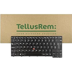 TellusRem Replacement UK Keyboard Non-Backlit for Lenovo Thinkpad T460s T470s