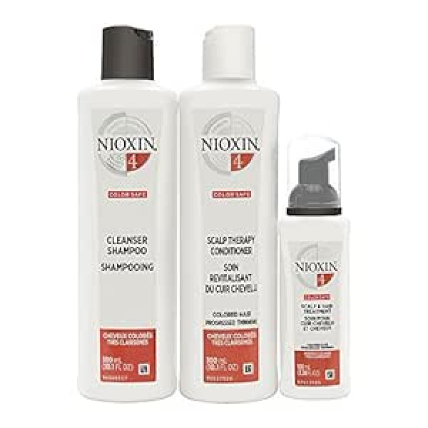 Nioxin System 4 galvas ādas kopšanas līdzeklis SPF 15 sauļošanās līdzeklis smalkiem matiem, kas ķīmiski apstrādāti ievērojami retinātiem matiem — 100 ml / 3,38 unces