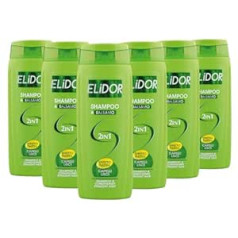 Elidor 6 x 2-in-1 taisnu matu šampūns un kondicionieris taisnotāji 250 ml