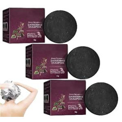 Leinox Черное мыло East Moon, шампунь East Moon Black Soap Bar, экстракт Polygonum Polygonum Черное мыло East Moon (Цвет: 3 шт.)