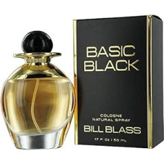 Bill Blass Basic Black Eau de Cologne Spray 50 ml, 1er Pack (1 x 50 ml)