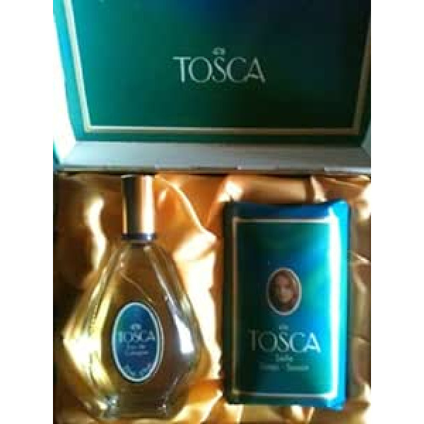 Tosca dāvanu komplekts, 25 ml Ķelnes ūdens un 100 g luksusa ziepes