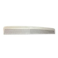 Swedish Crown Professional Universal Comb Aluminium Comb 16.4 cm (Antistatic) Fine + Wide Teeth Metal Comb in Salon Design (2225 A)